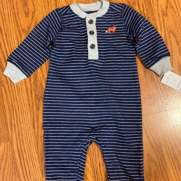 Carter's Baby Long Sleeve One Piece Jumpsuit - Picture 1 of 5